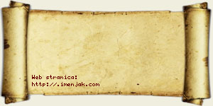 Hana Crnojević vizit kartica